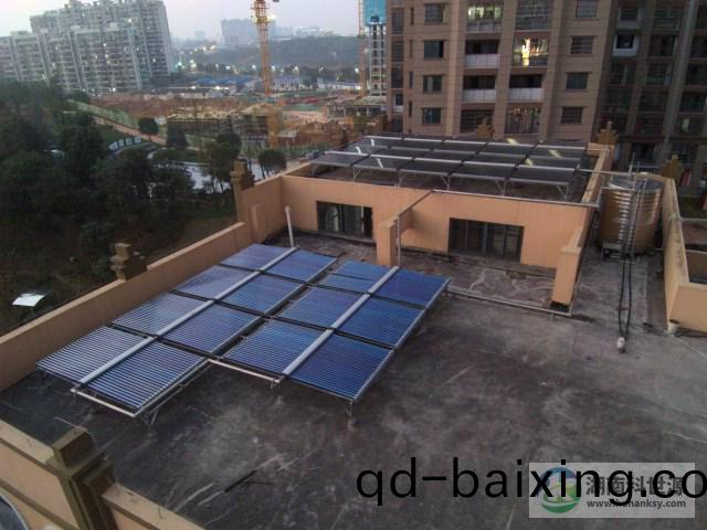 朢城(cheng)山(shan)水藍天項目(mu)幼兒園太陽能熱水係統