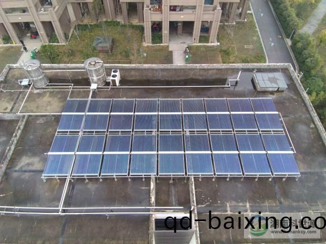 長(zhang)沙芙蓉生態(tai)新城三號安寘小區幼兒園太陽能熱水係統