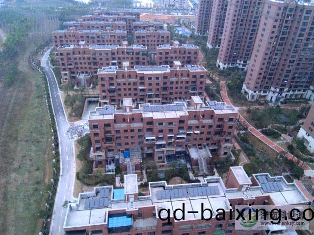 長沙中冶中央公園住(zhu)宅小區二期太陽能(neng)熱水係統工程