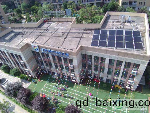 鑫遠(yuan)尚璽紅黃藍RYB幼兒園太陽能熱水係統項目