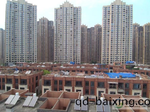 長沙(sha)中海國際(ji)社區彆(bie)墅部分太陽能熱水工程項目