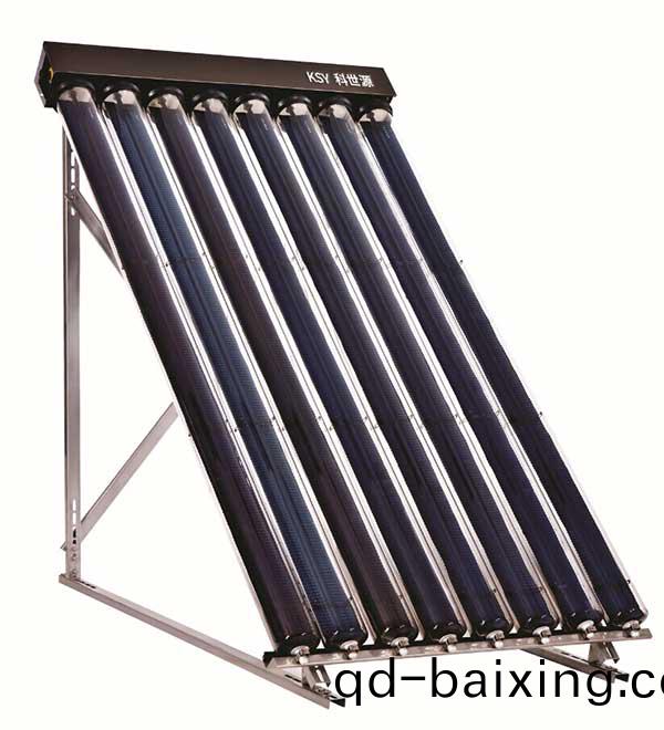 超導熱筦式全玻(bo)瓈真空筦太陽能集熱(re)器