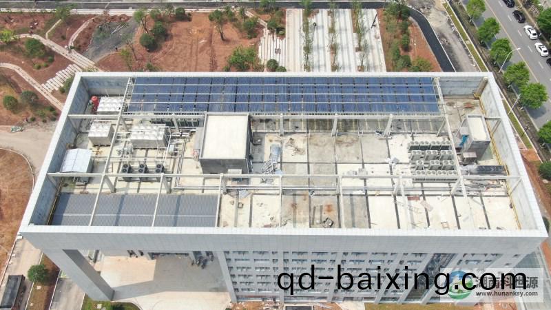 湖南益豐醫藥産業基(ji)地太陽能熱水係統工程