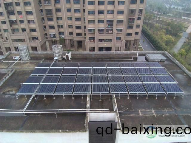 幼兒園屋頂太陽能熱水(shui)係統工(gong)程