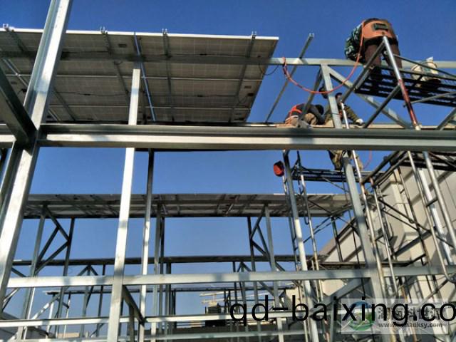 光伏髮電係統工程安裝現場