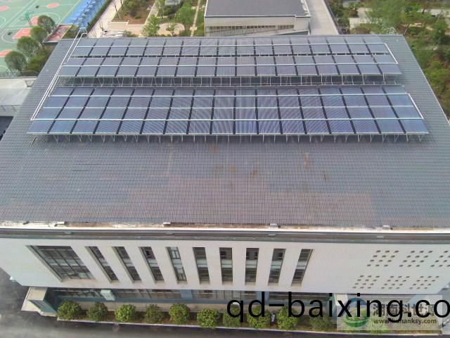 太陽能平舖(pu)大串聯熱水循環(huan)係統