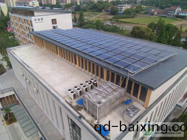 太陽能(neng)+空氣能熱水係統