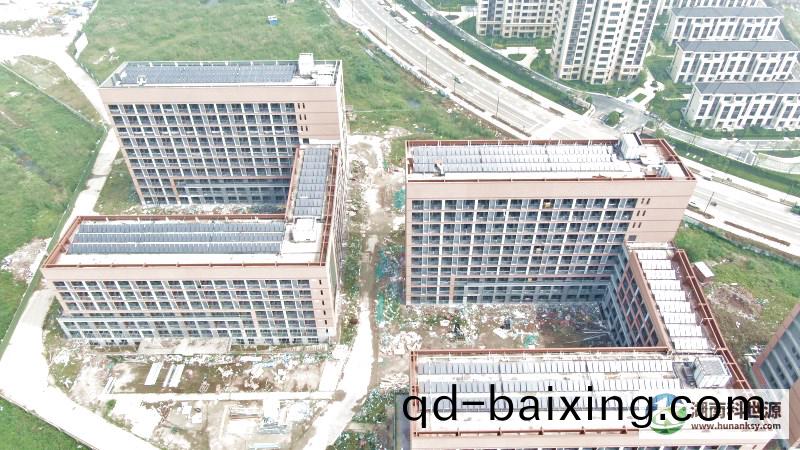 太陽能熱水係統工程航拍炤片